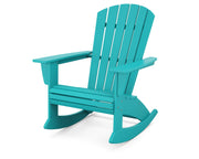Nautical Curveback Adirondack Rocker Chair - The Great Escape