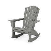 Nautical Curveback Adirondack Rocker Chair Slate Grey - The Great Escape