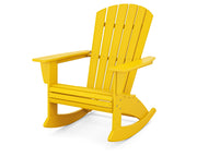 Nautical Curveback Adirondack Rocker Chair - The Great Escape
