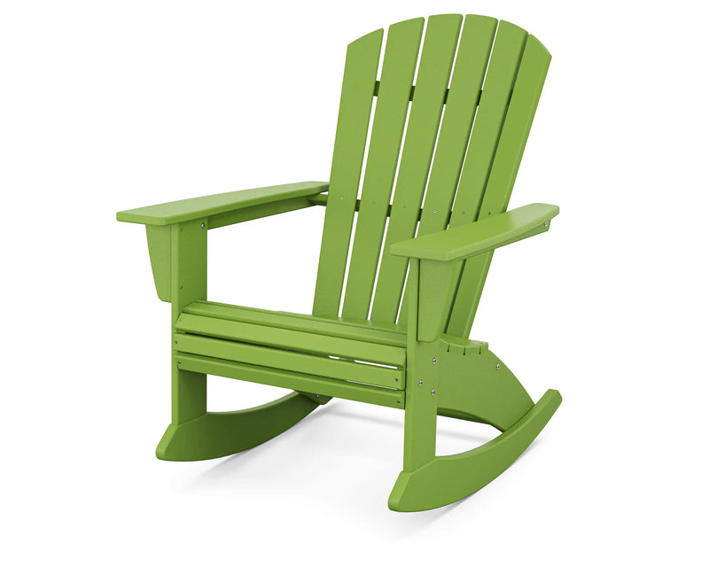 Nautical Curveback Adirondack Rocker Chair - The Great Escape