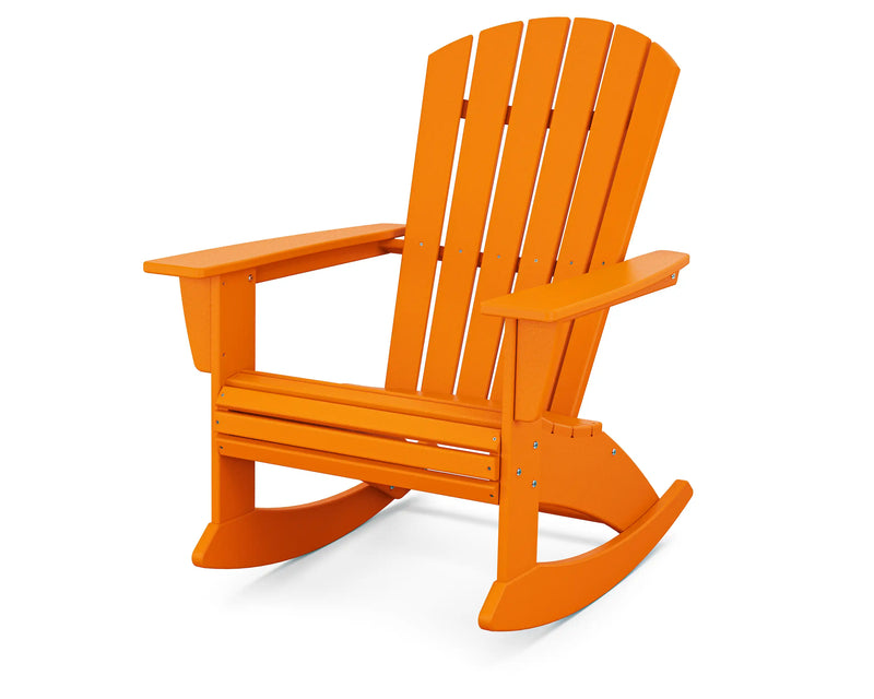 Nautical Curveback Adirondack Rocker Chair - The Great Escape