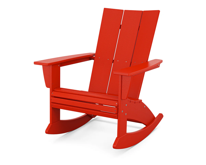 Modern Curveback Adirondack Rocker Chair - The Great Escape