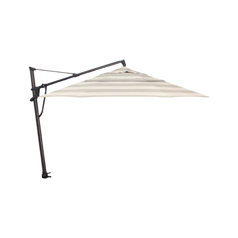 13' Designer Octagon AKZ+ Cantilever Umbrella - New Block Smoke Stripe - The Great Escape