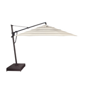 13' Designer Octagon AKZ+ Cantilever Umbrella - New Block Smoke Stripe - The Great Escape