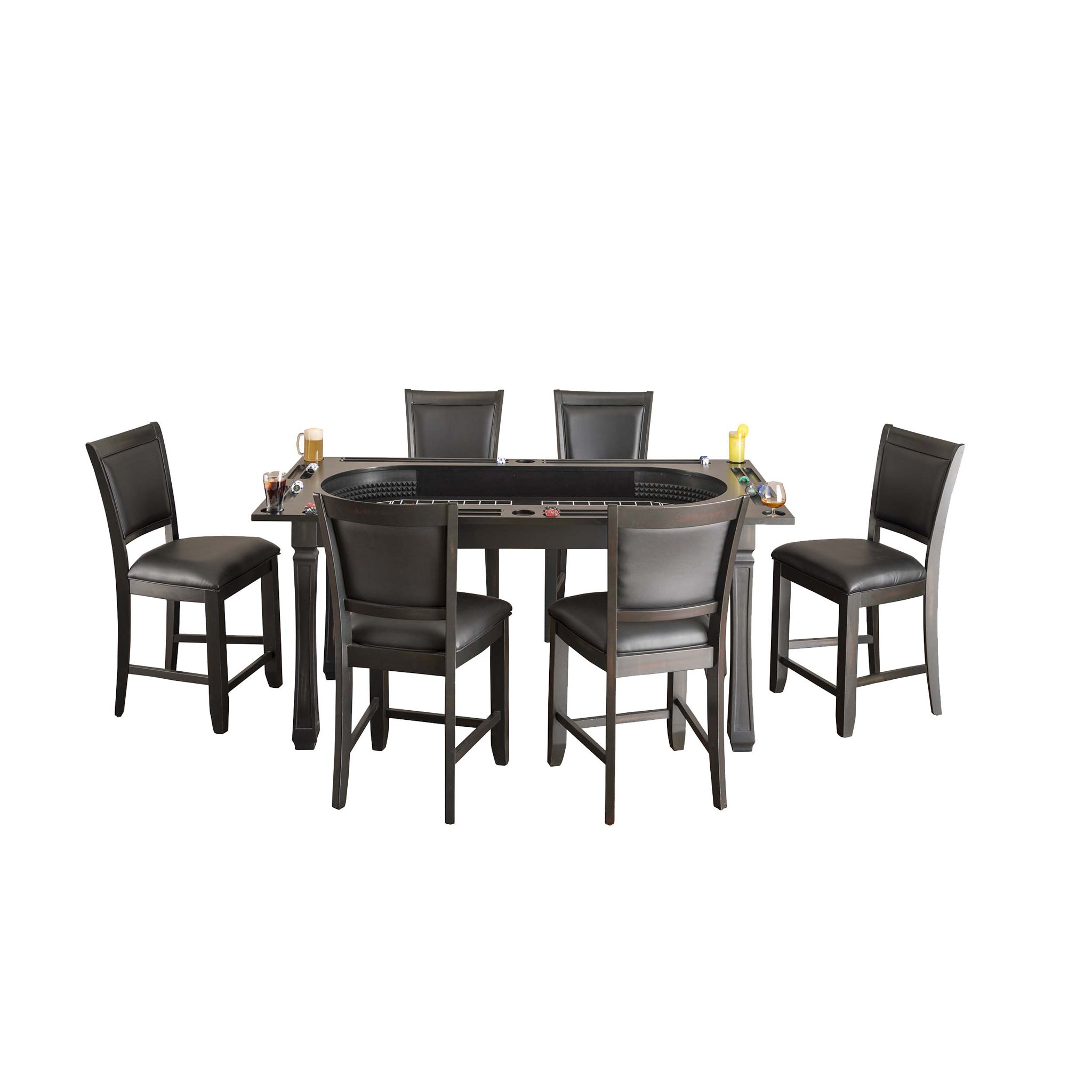 American Heritage Burlington Flip Top Game Set