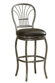Picture of Harper Dual Height Stool in Rustic Pewter