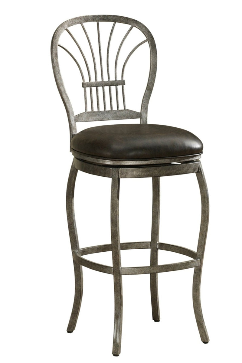 Picture of Harper Dual Height Stool in Rustic Pewter