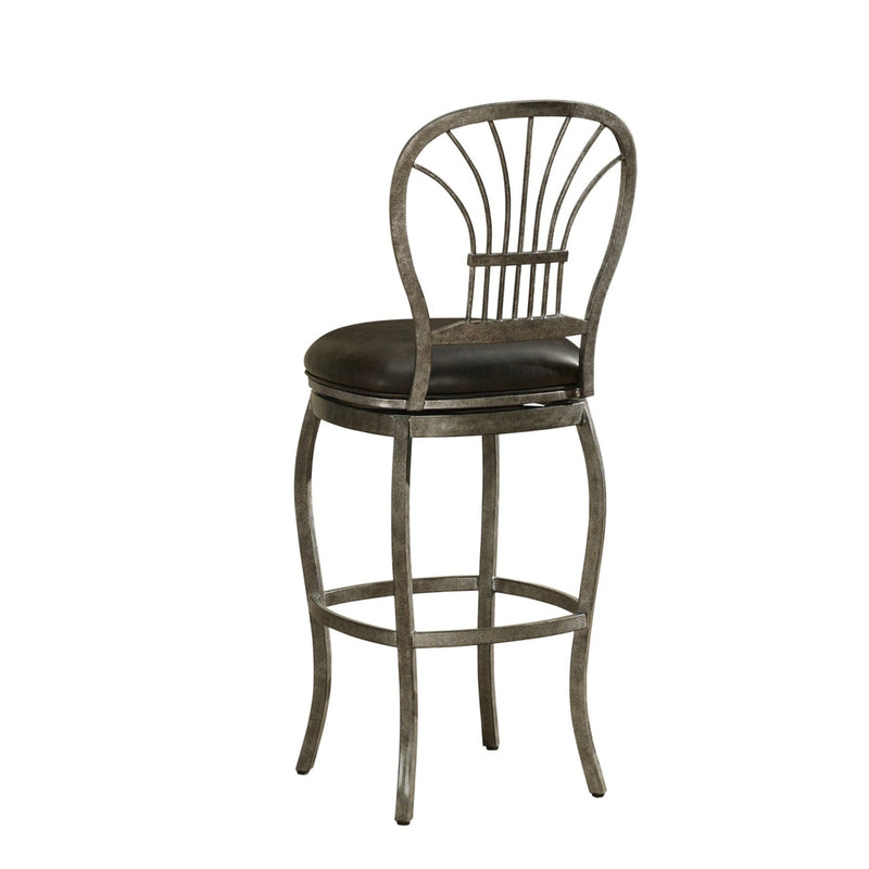 Picture of Harper Dual Height Stool in Rustic Pewter