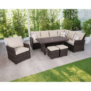 Arcadia Sectional Group - Brown - The Great Escape