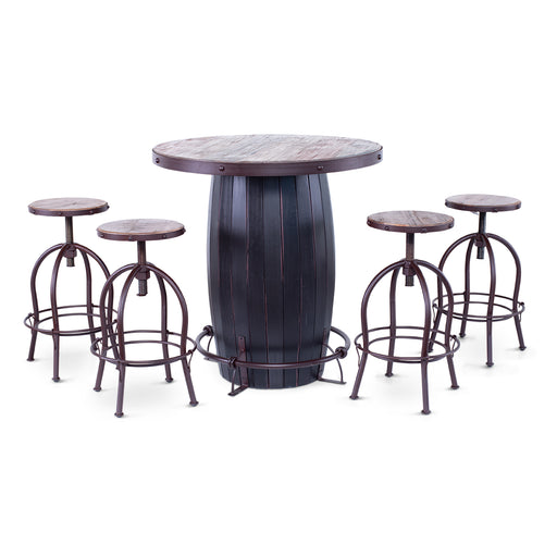Picture of Artisan Home Barrel Bistro Table Set