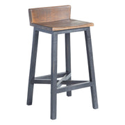 Woodland 30" Wood Barstool in Black - The Great Escape