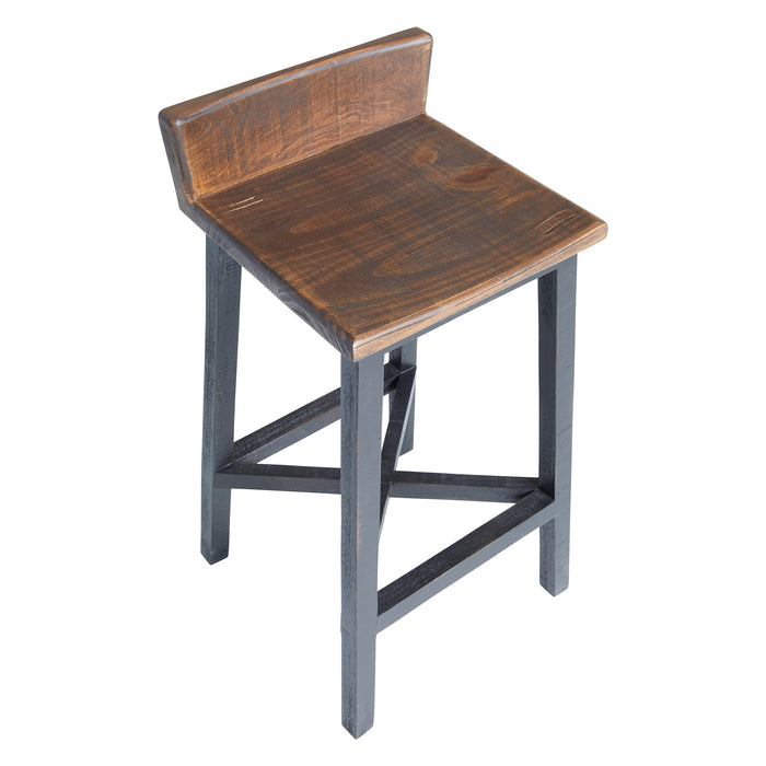 Picture of Woodland 30" Wood Barstool in Black