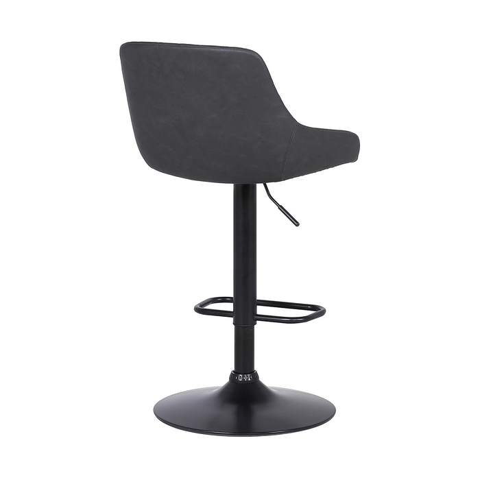 Ashley 26-30" Adjustable Stool - Black/Grey