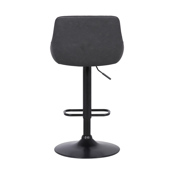 Ashley 26-30" Adjustable Stool - Black/Grey