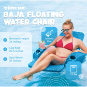 Baja Folding Lounge (Bahama Blue) - The Great Escape