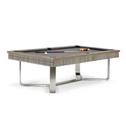 8' Brunswick The Bali Pool Table Grey Teak - The Great Escape