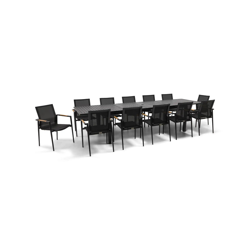 Capri 13 Piece Sling Dining Group - The Great Escape