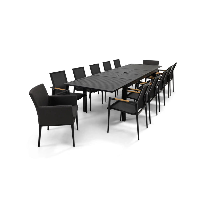 Capri 13 Piece Sling Dining Group - The Great Escape
