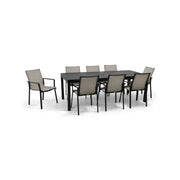 Mila 9 Piece Sling Dining Group W/ Extension Table - The Great Escape