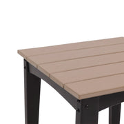 Waverly 22" Square Slat End Table - The Great Escape
