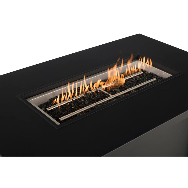 Picture of 32" X 50" Black Fire Table W/ Lid