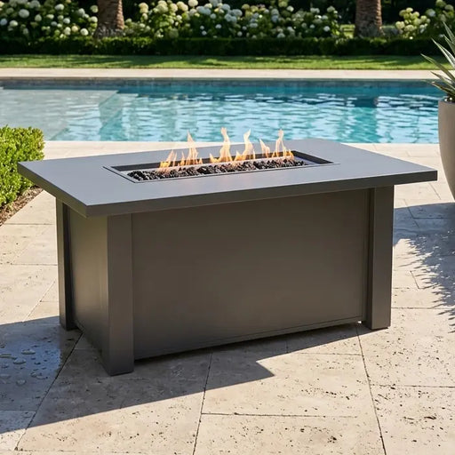 Picture of 32" X 50" Graphite Fire Table W/ Lid