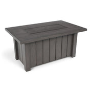 32"x50" Soho Smoke Fire Table W/ Lid - The Great Escape