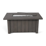 32"x50" Soho Smoke Fire Table W/ Lid - The Great Escape