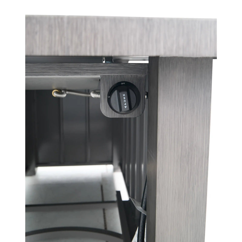 32"x50" Soho Smoke Fire Table W/ Lid - The Great Escape