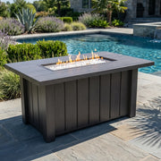 32"x50" Soho Smoke Fire Table W/ Lid - The Great Escape