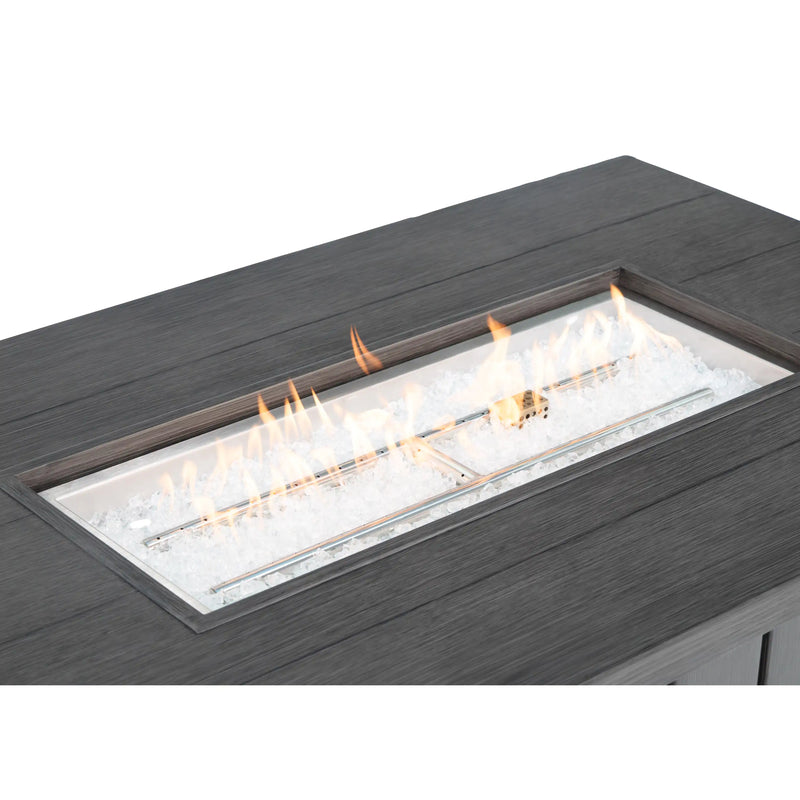 32"x50" Soho Smoke Fire Table W/ Lid - The Great Escape