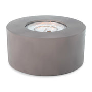 42" Round Faux Concrete Aluminum Fire Table W/ Lid - The Great Escape