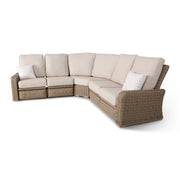 Naples 5 Piece Reclining Sectional Group - The Great Escape