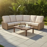 Naples 5 Piece Reclining Sectional Group - The Great Escape