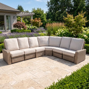 Naples 6 Piece Reclining Sectional Group - The Great Escape