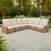Naples 6 Piece Reclining Sectional Group - The Great Escape