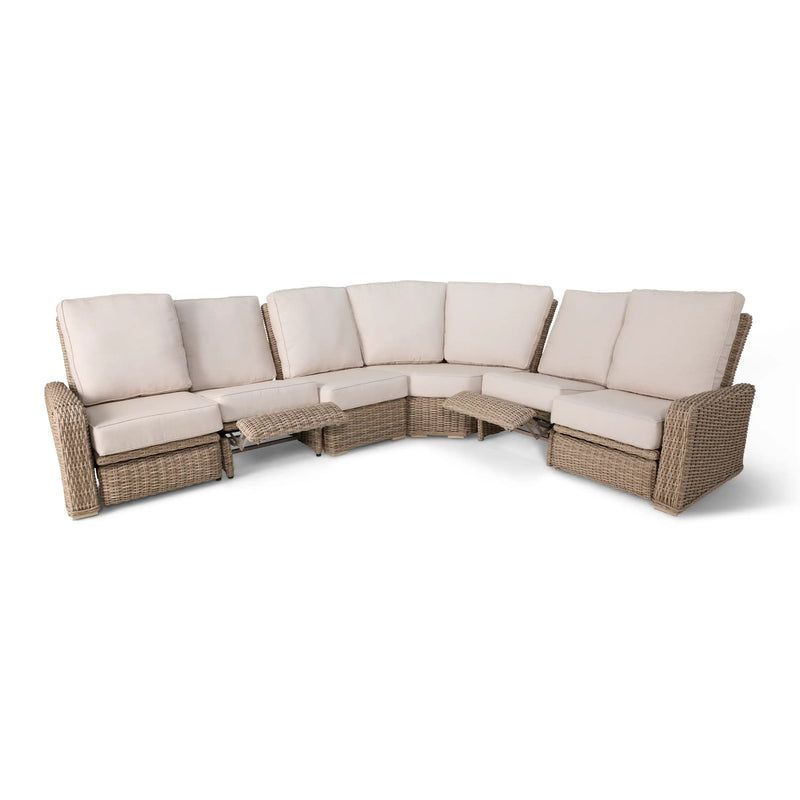 Naples 6 Piece Reclining Sectional Group - The Great Escape