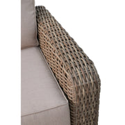 Naples 9 Piece Reclining Firepit Sectional Group - The Great Escape