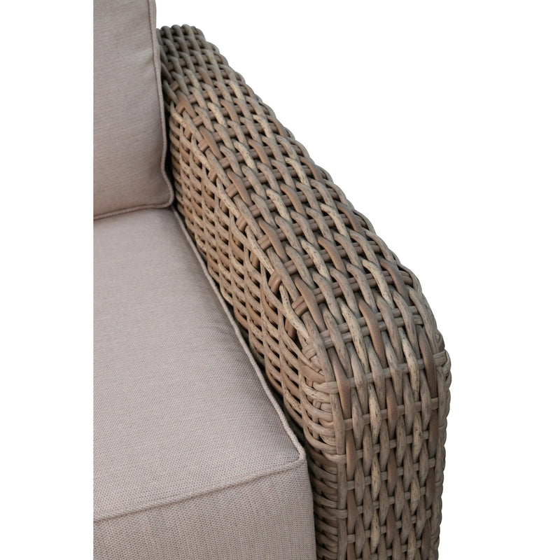 Naples 9 Piece Reclining Firepit Sectional Group - The Great Escape