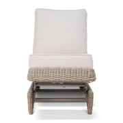 Naples Armless Woven Cushioned Recliner Section - The Great Escape