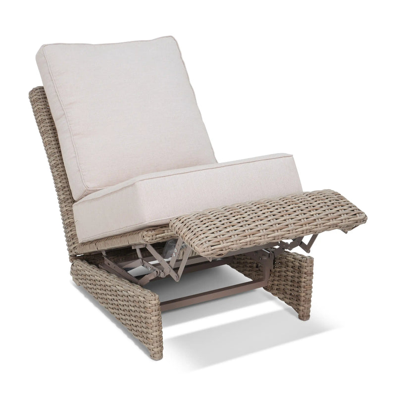 Naples Armless Woven Cushioned Recliner Section - The Great Escape