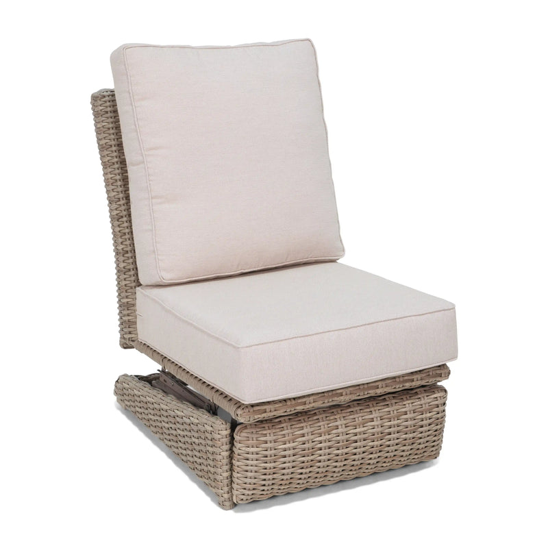 Naples Armless Woven Cushioned Recliner Section - The Great Escape
