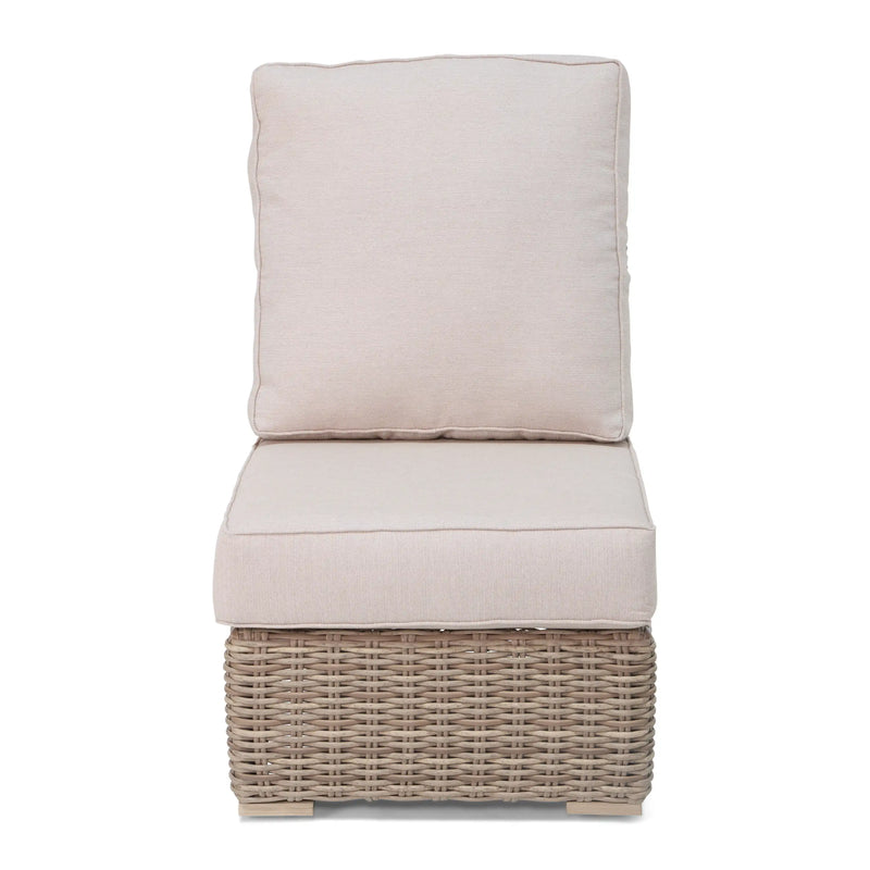 Naples Armless Woven Cushioned Section - The Great Escape