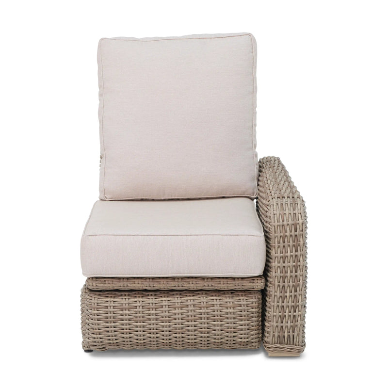 Naples LAF Woven Cushioned Recliner Section - The Great Escape