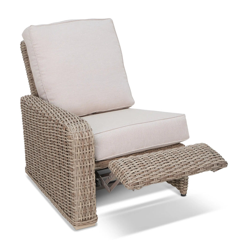 Naples RAF Woven Cushioned Recliner Section - The Great Escape
