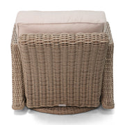Naples Woven Cushioned High Back Swivel Glider Recliner - The Great Escape