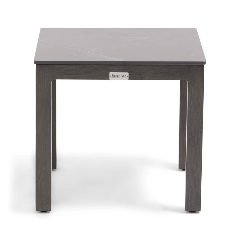 22" Square Stone Top End Table - The Great Escape