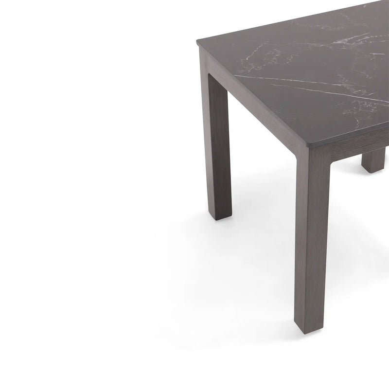 22" Square Stone Top End Table - The Great Escape