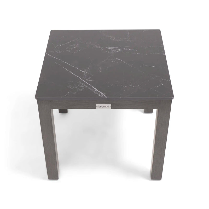 22" Square Stone Top End Table - The Great Escape