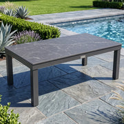 22"x44" Rectangle Stone Top Coffee Table - The Great Escape